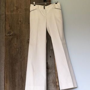 Black and White pinstripe pants